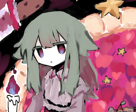 心情や世界観を表現したイラストを描きます ふわふわなタッチ・繊細な色遣いで人物や音楽を表現します イメージ2