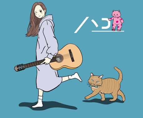 アイコン、ジャケ写イラスト描きます あんな雰囲気の絵欲しいなを叶えたい イメージ2