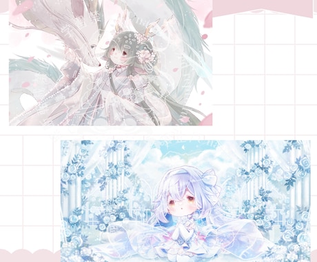 背景付きキャラクターイラスト描きます 丁寧なヒヤリングでご希望にそったイラストを制作します！ イメージ2