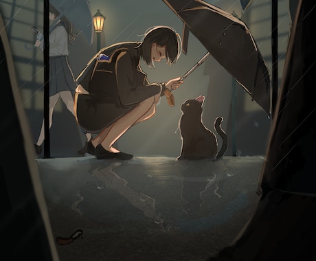 1枚絵、立ち絵、アイコン、色んなものを描きます 想像通りのイラストを共に作り上げます イメージ1