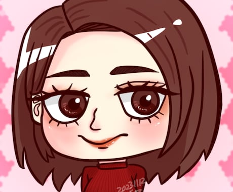 ポップでキャッチーな似顔絵描きます SNSのアイコンにも贈り物にも使いやすい気軽な似顔絵です イメージ2
