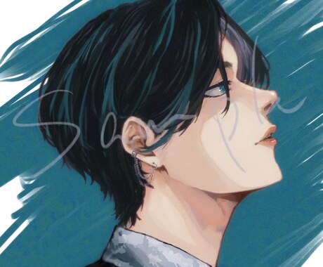 一枚絵、立ち絵、アイコン等のイラストを描きます イメージ1