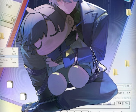 男性キャライラスト描きます あなただけの推しキャラを丁寧に仕上げます イメージ2