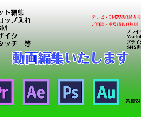 動画編集いたします オリジナル動画　手間のかかる編集に イメージ1