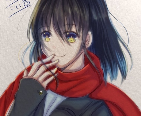 繊細でかわいい水彩塗りアイコン描きます すぐにアイコンが必要な方へ繊細で可愛い水彩塗り イメージ1