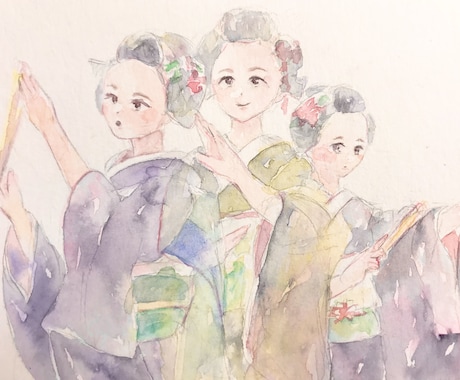 水彩イラスト描きます イメージ1