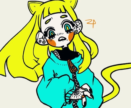 ポップなアイコン制作します ポップで毒の効いたアイコン描きます イメージ2