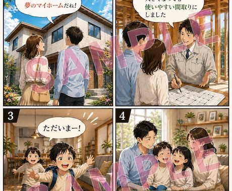 企業の魅力が伝わる広報・採用4コマ漫画を制作します 会社紹介・採用・SNS発信に｜ヒアリングから企画まで対応 イメージ2