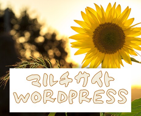 シングルサイトのWPサイトをマルチサイト化します １つのWordPressで複数のサイト、メディアサイトに最適 イメージ1