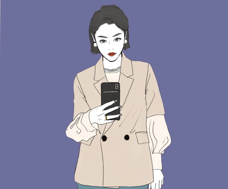 お洒落な雰囲気のアイコン描きます 配色が印象的なイラストでお洒落な雰囲気を出しませんか？ イメージ2