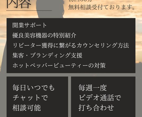 お試し版！これするだけ成功へ導く開業サポートします 人口４万人の地域で年商5,000万の美容サロン経営者直伝！ イメージ2