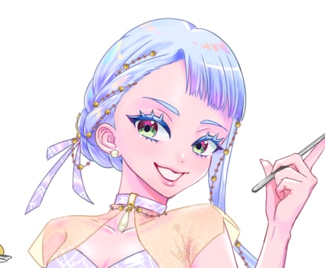 ライバー、TRPG、OC立ち絵描かせていただきます かっこいい、かわいいオリジナルキャラクターさんが描きたい！ イメージ1