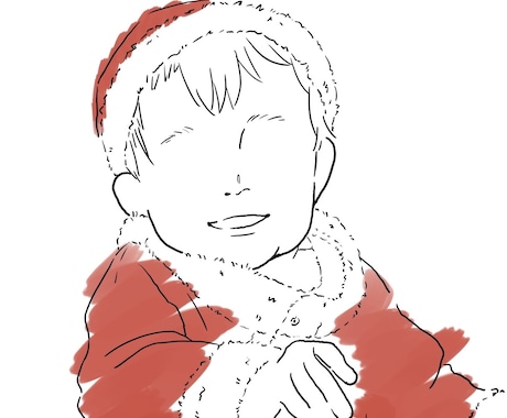 シンプルオシャレな似顔絵描かせていただきます 主張の強すぎないオシャレ似顔絵 イメージ2