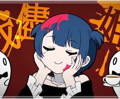 商用利用可！！歌ってみた動画のイラスト描きます イメージ1