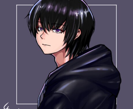 一枚絵 アイコン キャラクターなどを製作いたします 幅広いイラスト調で描かせていただきます。 イメージ2