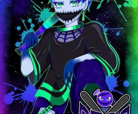 サブカル系イラスト描きます サイバーパンク、アメコミ、ポップなどサブカル系イラスト イメージ2