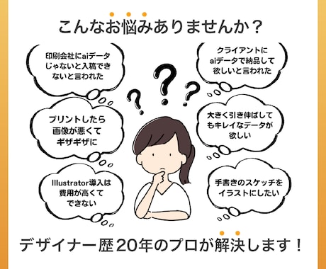 AIデータに変換します さまざまなデータ形式を入稿・編集可能なaiデータに変換します イメージ2