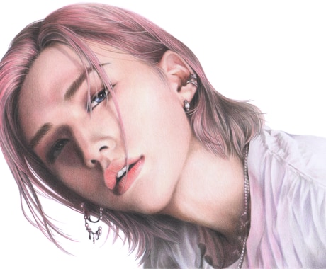 ハイクオリティな似顔絵画を、色鉛筆で手描きします 精密描写＊ウェルカムボード＊記念プレゼント＊インテリアアート イメージ2