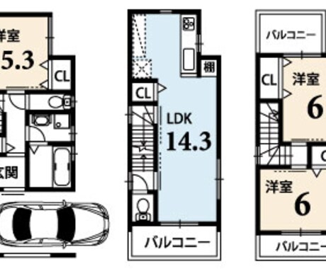 イラストレーターで間取り作成します 不動産情報誌にも掲載実績あり！見やすく心がけています。 イメージ2