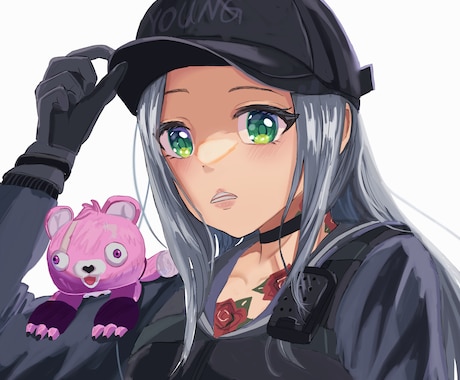 ゲーマー必見！可愛いSNSアイコン描きます イメージ1