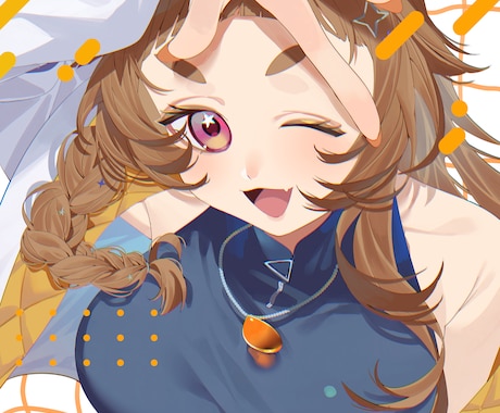 イラスト全般制作いたします アイコン、サムネイル、キャラデザ、立ち絵など！ イメージ1