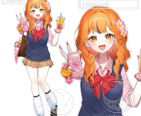 歌ってみたMV・一枚絵・グッズイラストを制作します リピート多数！丁寧なやり取りで初めての方も安心です イメージ2