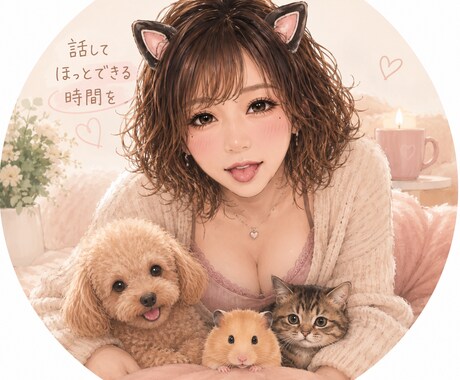 おつかれさまです♡癒しペットになります 短い時間でもココロがつながるひとときを♡ イメージ1