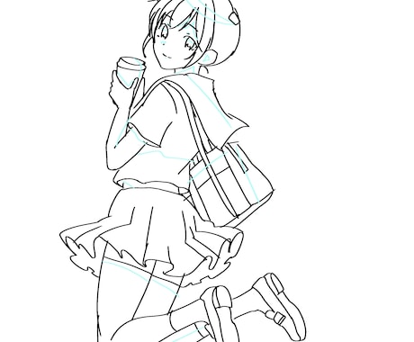 可愛い女の子のイラストを描きます 最短1日でラフをお送り致します イメージ2