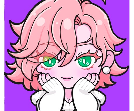 もちもちかわいいSNSアイコン/イラスト描きます ゆるもちPOPなイラストをアイコンにしませんか？ イメージ2