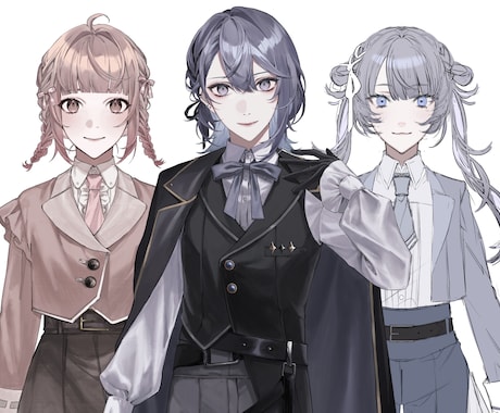 IRIAMにて使用可能な立ち絵を制作します キャラデザから持ち込みどちらでも可！ イメージ1