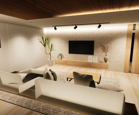 さくらこ様専用　内観パース作成します イメージを形にして理想を叶える住宅内観パース イメージ1