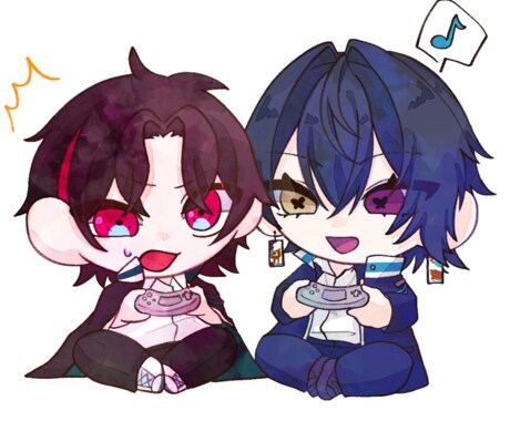 かわいいSDイラスト描きます かわいい選べる2種類の絵柄でお描きします！ イメージ2