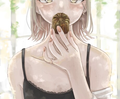 アイコン・イラスト（女性キャラ）作成させて頂きます 厚塗りめをお求めの方に！アイコン・イラスト作成いたします！ イメージ2
