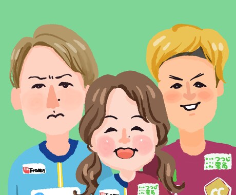 似ててシンプルかわいいアイコン似顔絵描きます 写真は恥ずかしい、なら似顔絵はどう？ イメージ2