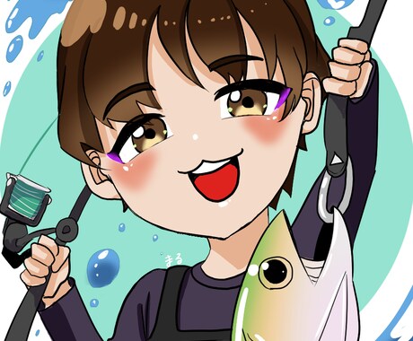 アニメ系ポップ×ダークイラスト制作します SNS向け「こんな感じ」を丁寧に形にします イメージ2