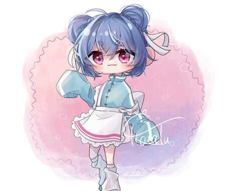 ミニキャラ描きます あなただけのミニキャラ描きます! イメージ1