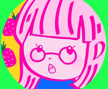 ポップ&シック色違いのアイコンセットで作ります アイコン用イラストです。色違いの2パターンお作りします。 イメージ2