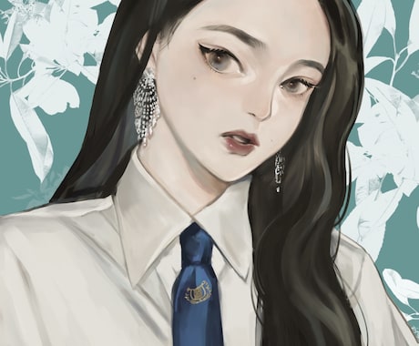 厚塗り似顔絵イラストのご注文承ります アイコンやプレゼント等、お好きな用途でお使いください！ イメージ1