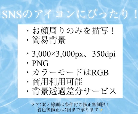 10名様限定価格！デフォルメのアイコン描きます 商用利用可能！お顔周り限定なのでSNSにぴったり！ イメージ2