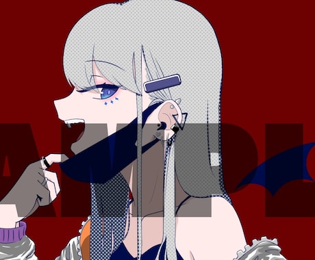 ヴァンパイアパロディイラスト作成します 歌みたのサムネが必要な方に作成いたします！ イメージ1