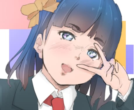 可愛い女の子のSNSアイコン・イラスト描きます 美麗なイラストをお届けいたします！お気軽にご相談ください！ イメージ2