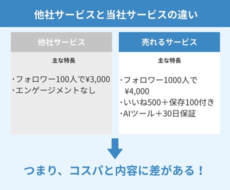フォロワー1000人【格安】で増やします 日本人対応可｜いいね保存込｜30日保証｜AIツール特典 イメージ2