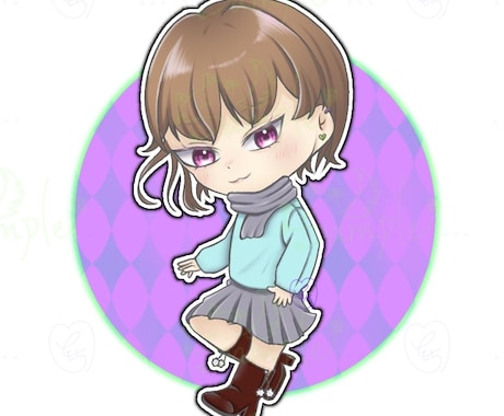 12月31日まで限定価格オリジナルアイコン描きます あなただけのオリジナルアイコン作成します☆ イメージ2