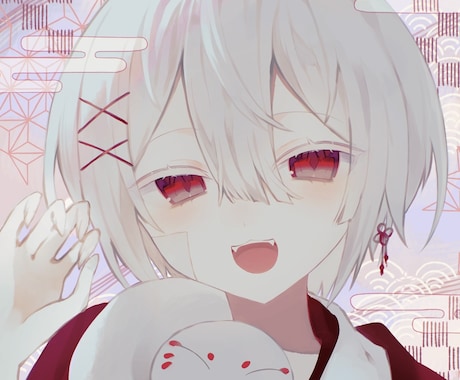 厚塗り風のかわいいイラストお描きします 1枚絵、歌ってみた用イラスト、立ち絵など幅広く承ります！ イメージ2