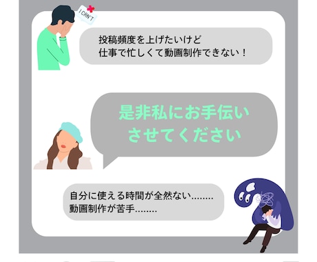 お得意様専用 動画編集いたします 「お得意様専用|一本一本丁寧に制作いたします！」 イメージ2