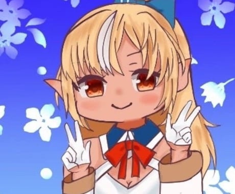 アイコンやミニキャラアイコンや絵を1枚描きます snsで使うイラストなどを募集します。！！ イメージ2