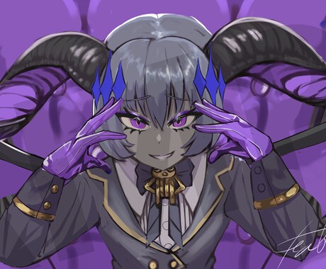 歌ってみたなどのかっこいいイラスト描きます 曲のイメージに合わせて提案します！ イメージ2