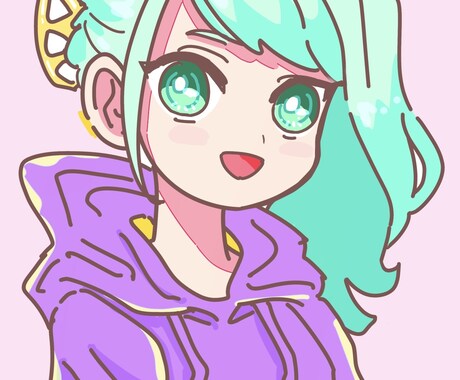 SNSのアイコン描きます 似顔絵やキャラクターなど、イメージを遠慮なく聞かせてください イメージ2