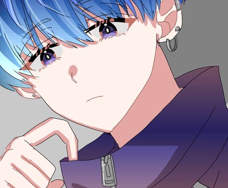 あなただけの素敵なアイコン作ります カッコイイ男子から可愛いミニキャラまでなんでも描きます イメージ2