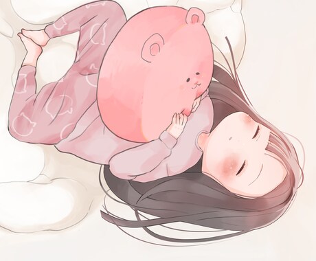 心温まる似顔絵作成致します ほんわか可愛い似顔絵作成致します♪ イメージ1